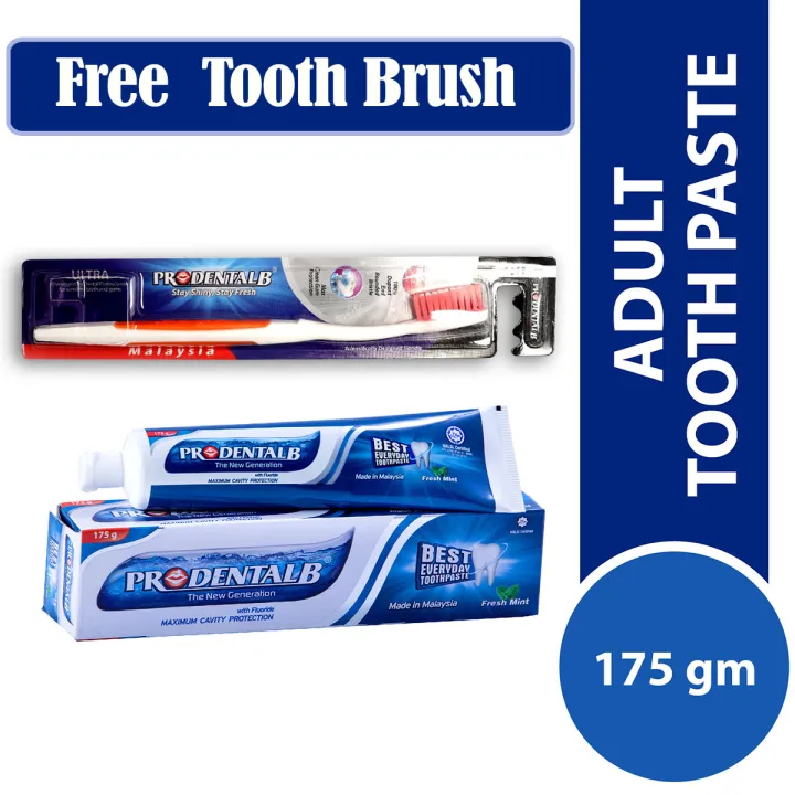 prodentalb-fresh-mint-toothpaste-with-ultra-toothbrush-175g